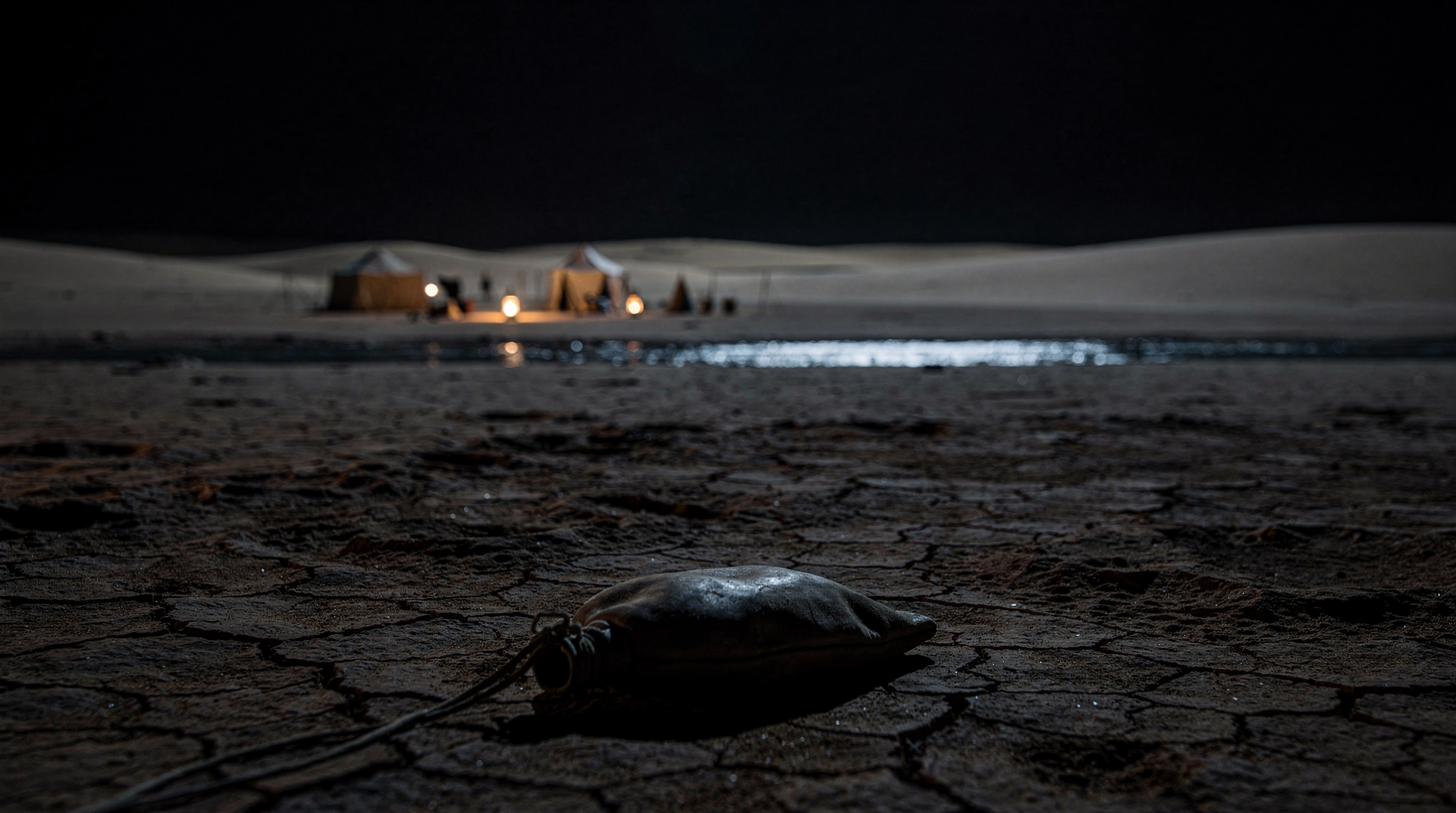 A distant shimmer of unreachable water